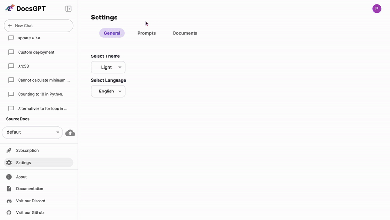 Dark mode showcase